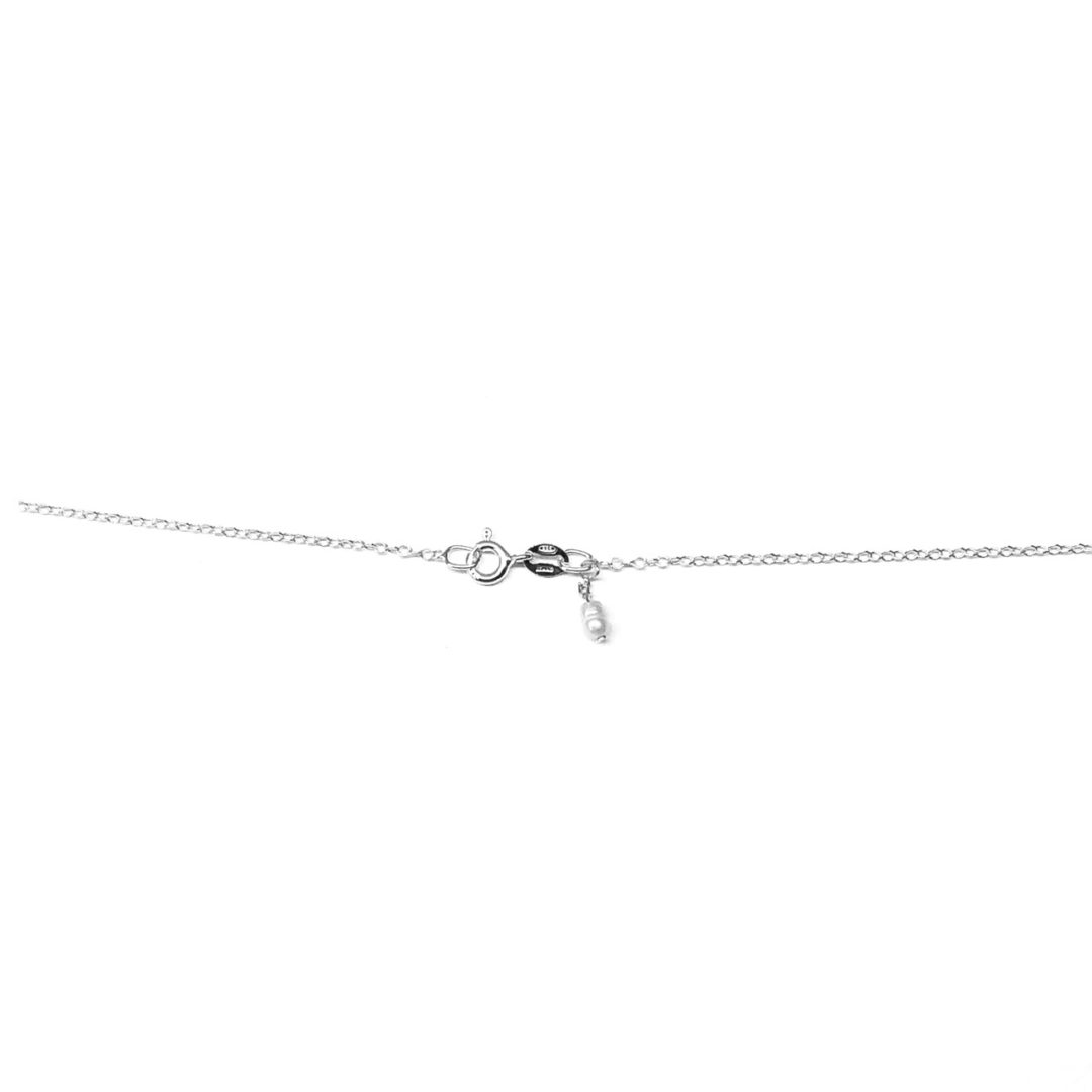 Sterling Silver Organic Round Necklace - Image 2